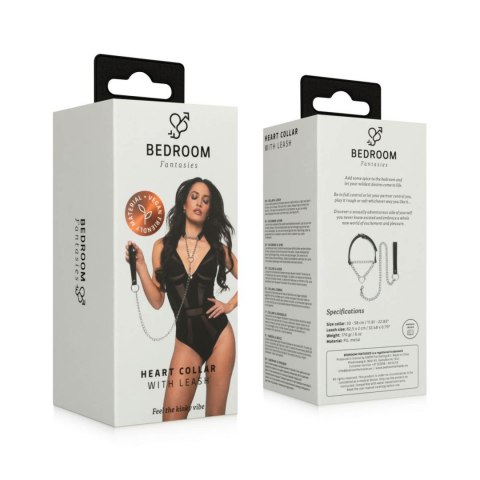 Kołnierz z łańcuszkiem Bedroom Fantasies srebrny Bedroom Fantasies