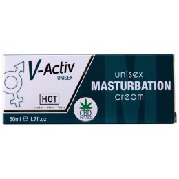 Krem do masturbacji rozgrzewający z CBD Hot VActiv unisex 50ml Hot