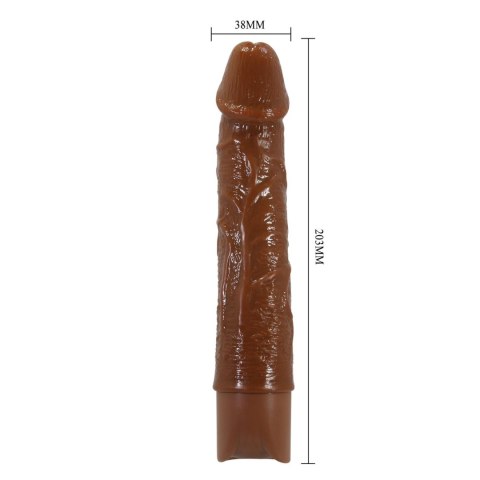 Realistyczny wibrator dildo Pretty Love Osric brązowy USB Pretty Love