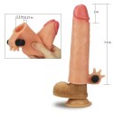 Wibrująca silikonowa przedłużka na penisa Lovetoy 5 cm Lovetoy