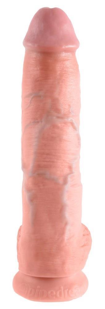 Dildo King Cock z jądrami PVC 25 cm King Cock
