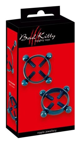 Klipsy na sutki Bad Kitty niebieskie stal nierdzewna Bad Kitty