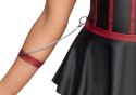 Komplet lift bra bondage Cottelli BONDAGE 85B czarny czerwony Cottelli BONDAGE