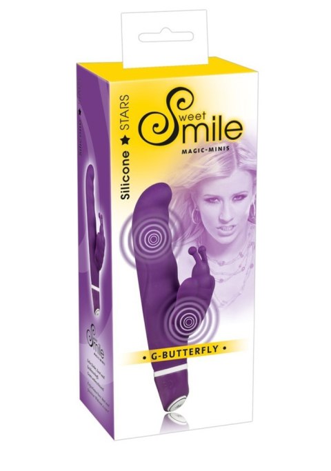 Wibrator motylkowy Sweet Smile G silikonowy 15 5 cm Sweet Smile