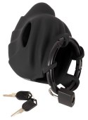 Klatka na penisa i jądra silikonowa Black Velvets 10 cm Black Velvets