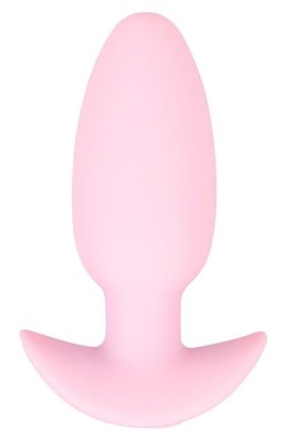 Korek analny wibrujący Cuties silikonowy różowy USB 8 cm Cuties
