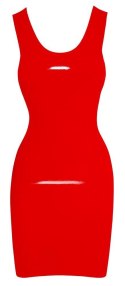 Latex Dress red M Late X