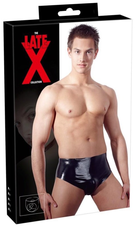 Men's Latex Briefs with Plug M Late X