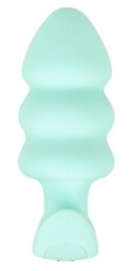 Mini korek analny wibrujący Cuties zielony USB Cuties