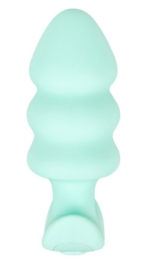 Mini korek analny wibrujący Cuties zielony USB Cuties