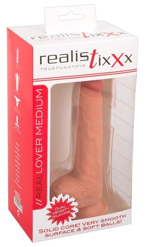 Dildo realistyczne silikonowe Realistixxx Real Lover Medium 21,7 cm Realistixxx