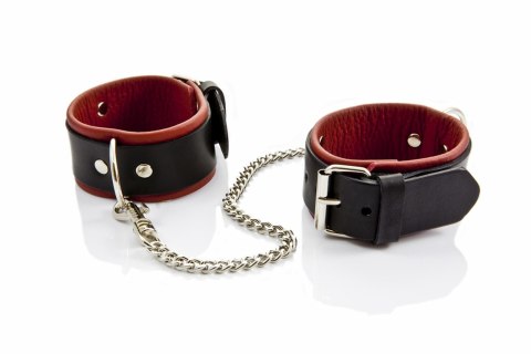 Kajdanki skórzane damskie na nogi Whips regulowane 21 25 cm Whips Collection