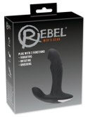 Masażer prostaty Rebel 3 funkcje silikonowy USB 17 cm Rebel