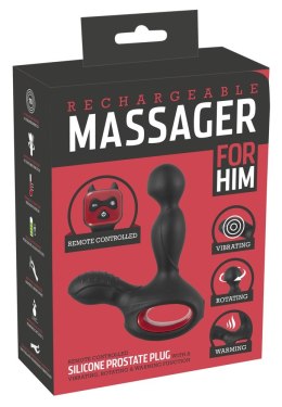 Masażer prostaty silikonowy You2Toys USB z pilotem You2Toys