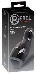 Masturbator Rebel z 3 funkcjami wibracji i ogrzewania 20 cm USB Rebel