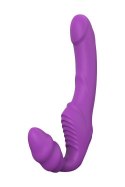 Strapon z wibracją bez ramiączek Double Dipper fioletowy Dream Toys Dream Toys