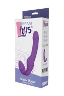 Strapon z wibracją bez ramiączek Double Dipper fioletowy Dream Toys Dream Toys