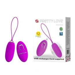 Bezprzewodowe wibrujące jajko Pretty Love Joanna USB 12 funkcji Pretty Love