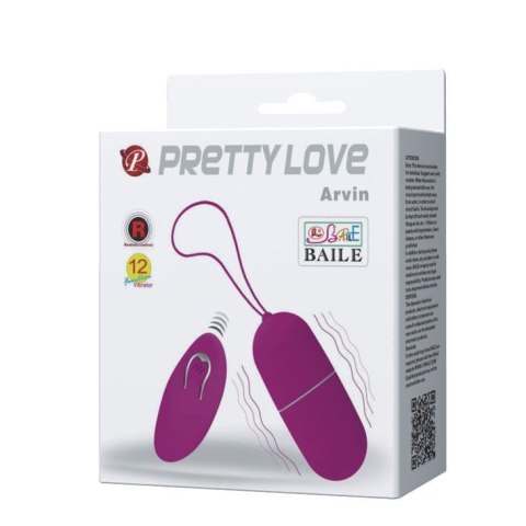 Jajko wibrujące bezprzewodowe Pretty Love Arvin 12 trybów Pretty Love