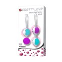 Kulki Kegla Pretty Love silikonowe liliowe turkusowe 10 cm Pretty Love