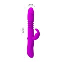 Wibrator króliczek Pretty Love Ward silikonowy z rotacją USB 27 cm Pretty Love