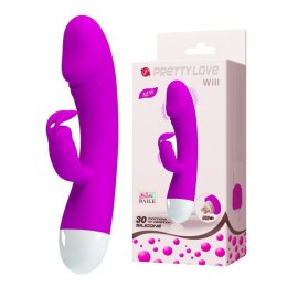 Wibrator króliczek Pretty Love Will USB 30 trybów 18 cm Pretty Love