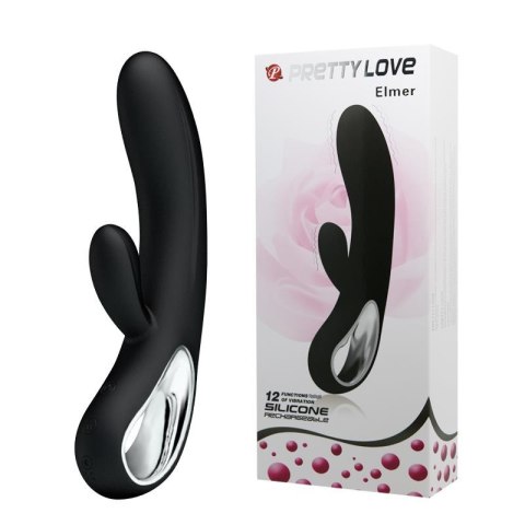 Wibrator punktu G Pretty Love Elmer fioletowy USB 12 trybów Pretty Love