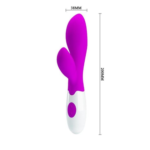 Wibrator punktu G Pretty Love Newman silikonowy fioletowy 20,5 cm Pretty Love