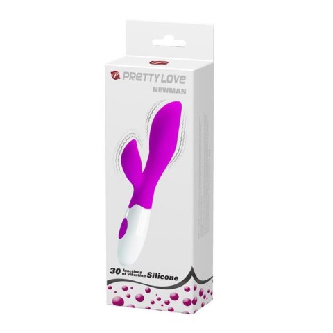 Wibrator punktu G Pretty Love Newman silikonowy fioletowy 20,5 cm Pretty Love