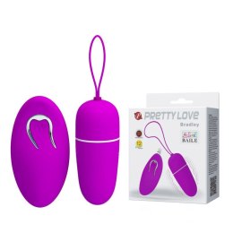 Wibrujące jajko Pretty Love Bradley z pilotem 6 cm 12 trybów Pretty Love