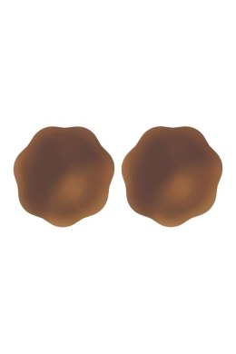 PEEKABOOS SELF ADHESIVE SILICONE NIPPLE COVERS, BROWN Peekaboo