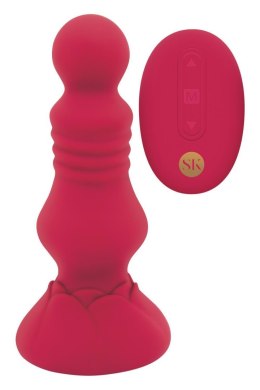 SECRET KISSES REMOTE VIBRATING FLORET BUTTPLUG Secret Kisses