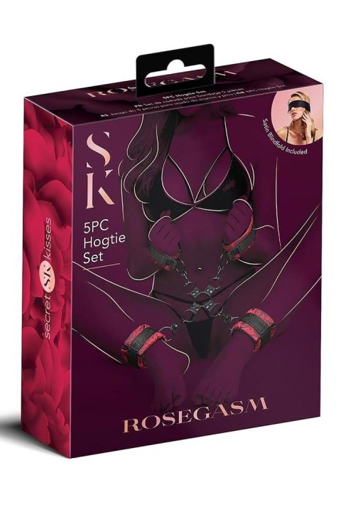 SECRET KISSES ROSEGASM 5PC HOGTIE SET Secret Kisses