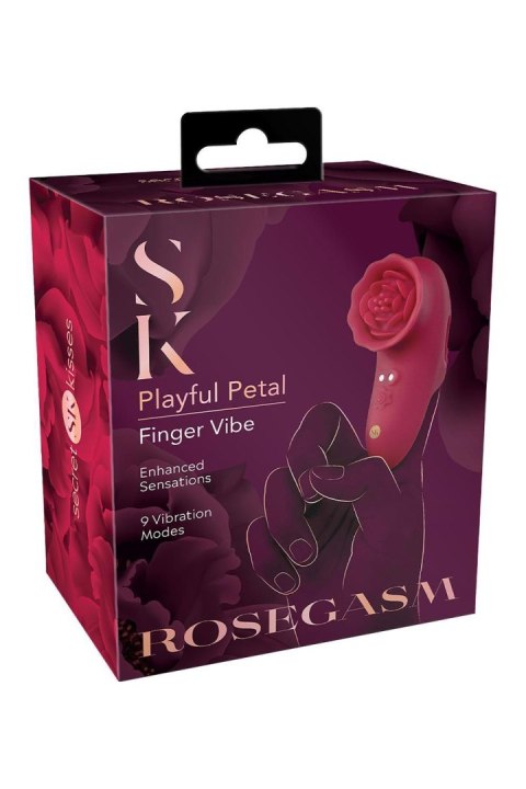SECRET KISSES ROSEGASM PLAYFUL FINGER VIBE Secret Kisses