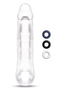 SIZE UP CLEAR VIEW PENIS EXTENDER WITH BALL LOOP GIRTHY SIZE UP
