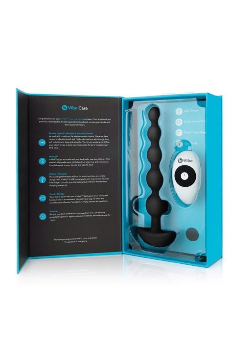B-VIBE CINCO ANAL BEADS BLACK B-Vibe