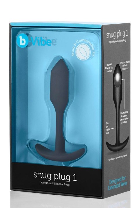 B-VIBE SNUG PLUG 1 BLACK B-Vibe