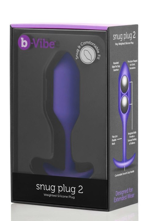 B-VIBE SNUG PLUG 2 PURPLE B-Vibe