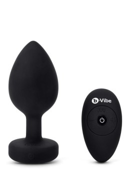 B-VIBE VIBRATING JEWEL PLUG XXL BLACK B-Vibe