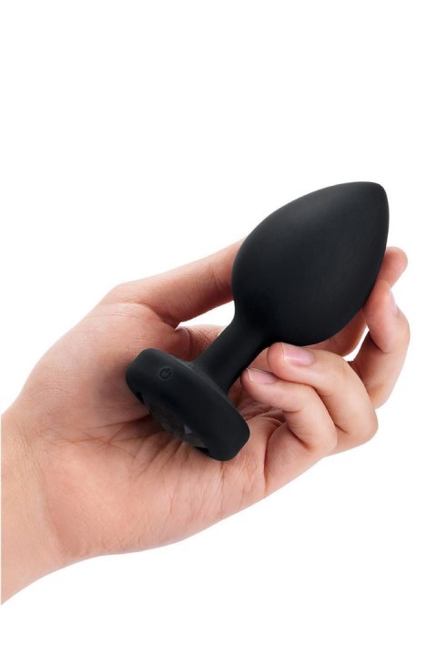 B-VIBE VIBRATING JEWEL PLUG XXL BLACK B-Vibe