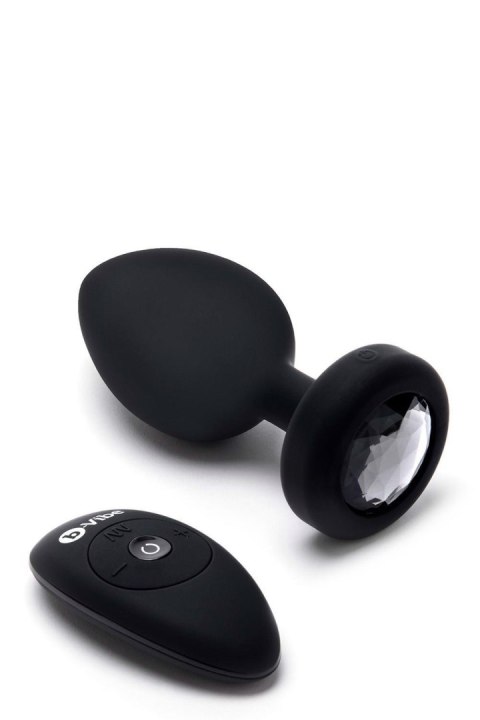 B-VIBE VIBRATING JEWEL PLUG XXL BLACK B-Vibe