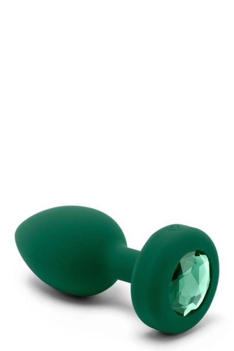 B-VIBE VIBRATING JEWEL PLUG M/L EMERALD GREEN B-Vibe