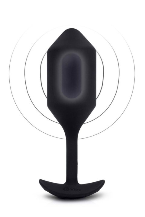 B-VIBE VIBRATING SNUG PLUG 4 BLACK B-Vibe